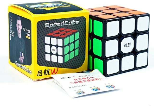 Qiyi Warrior W 3x3x3 Geschwindigkeitswürfel, Stickerless Transparent, Puzzle - Bild 1
