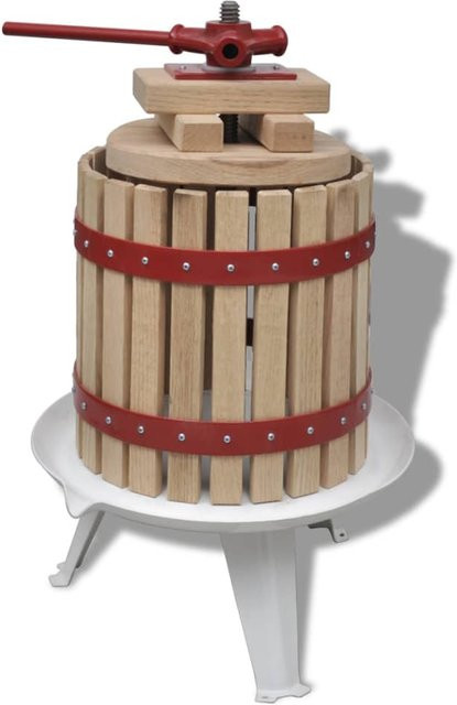 Yiwydaa Obst- und Weinpresse aus Metall und Gusseisen, 12 l, Mehrfarbig - Bild 1