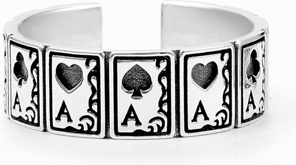 Buyee Paarring, 925 Silber, grau, Unisex - Bild 1