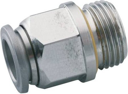 IMI Norgren Verschraubung S02250618 in Silber mit 6mm Rohr-Ø und G 1/8 Gewinde-Maß - Bild 1