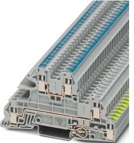 Phoenix Contact Installationsetagenklemme UTI 2,5-PE/L/N in Grau für 0,2-4qmm - Bild 1