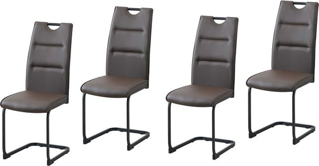 Schwingstuhl DannyP von HTI-Living in Braun aus Kunstleder mit modernem Design - Bild 1