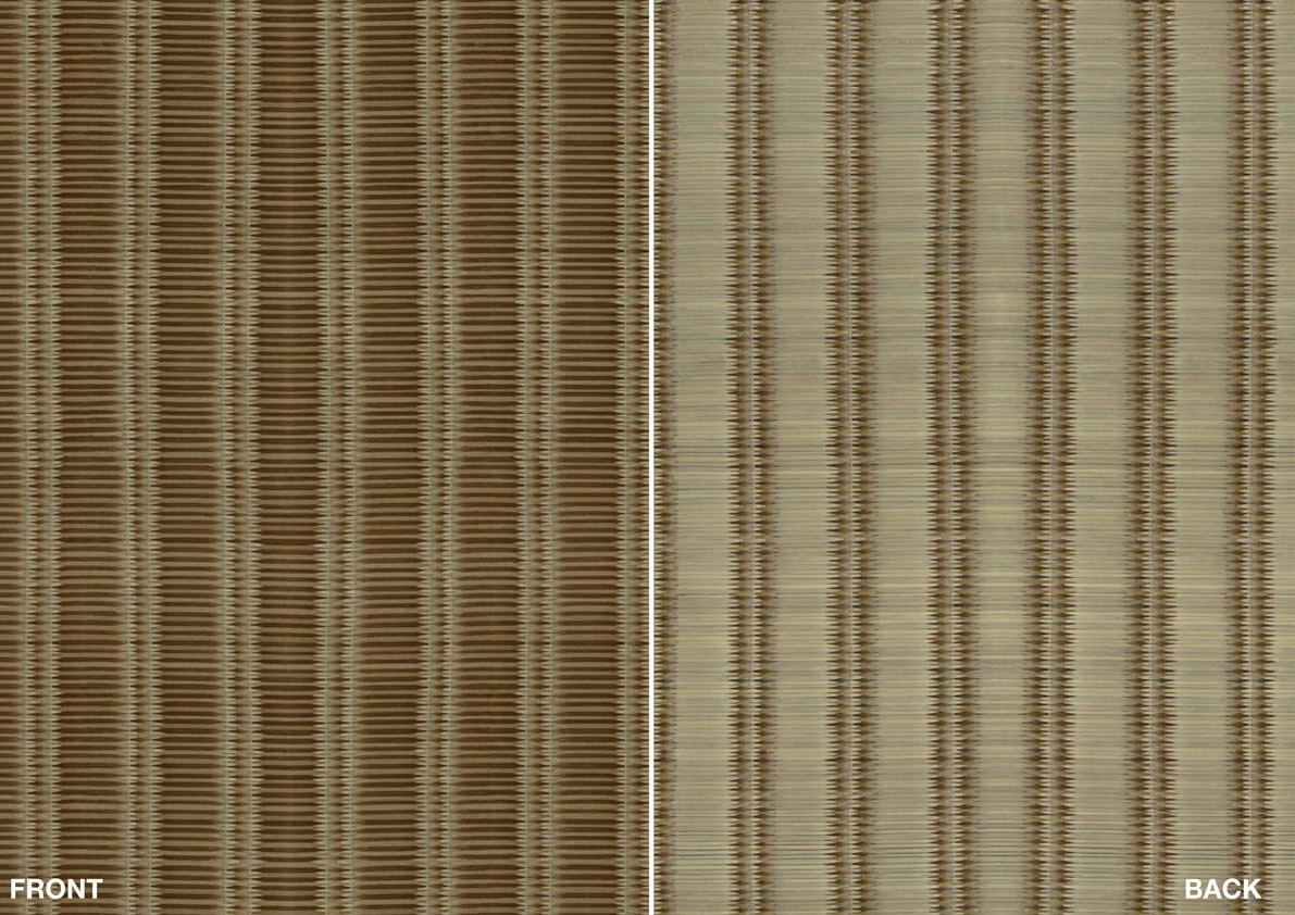 Jannelli & Volpi Tapete Fusuma 6330 in Beige und Braun mit orientalischem geometrischem Abstract-Muster und textilem Design - Bild 1