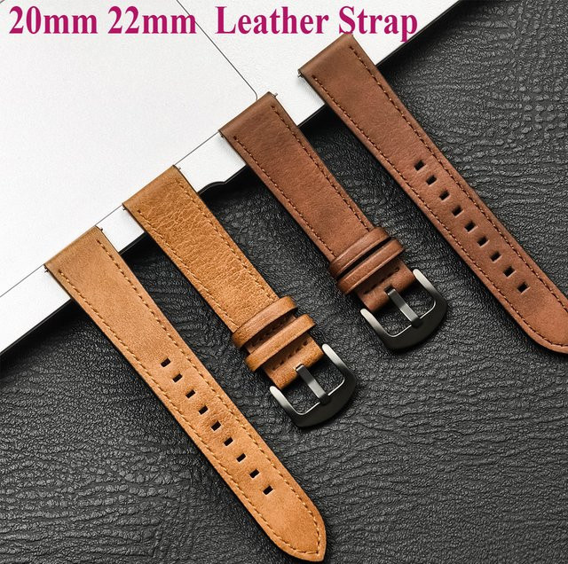 FancyWrist Uhrenarmband Leder, Vintage, Unisex, 20 mm, 22 mm - Bild 1