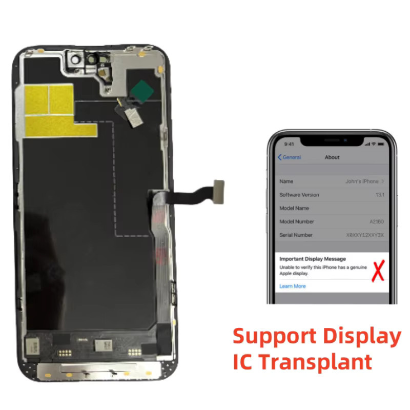 DALESIMEI OLED Display Ersatz für iPhone 16 Pro, 17 Pro, 15 Pro und 17 Pro Max, 3D Touch LCD Digitizer in Schwarz - Bild 3