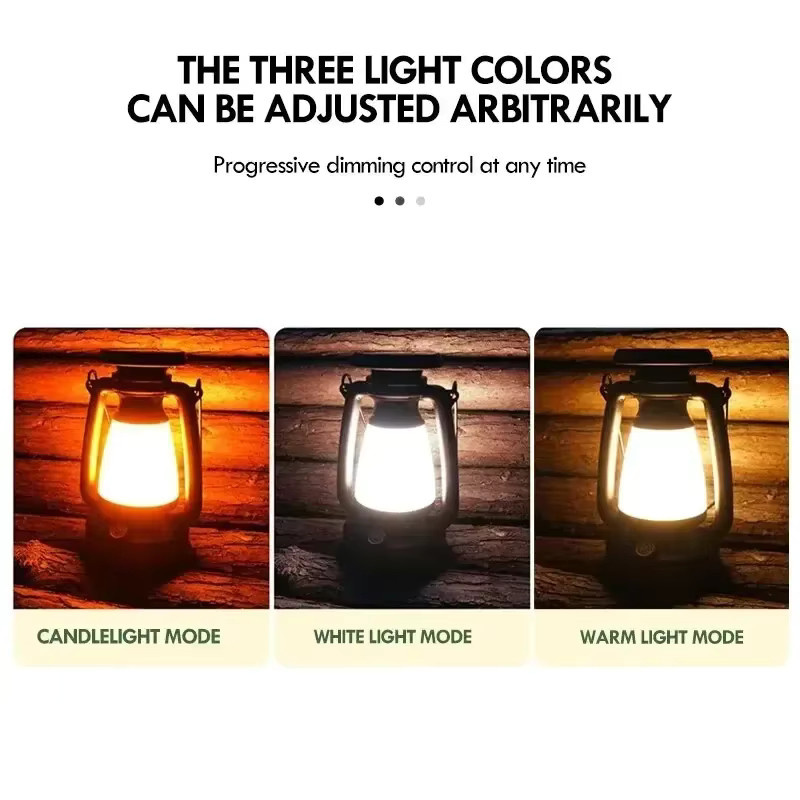 QHSPE Retro LED Schreibtischlampe Pferd Design als dekorative Atmosphäre-Leuchte für Camping und Wohnkultur - Bild 2