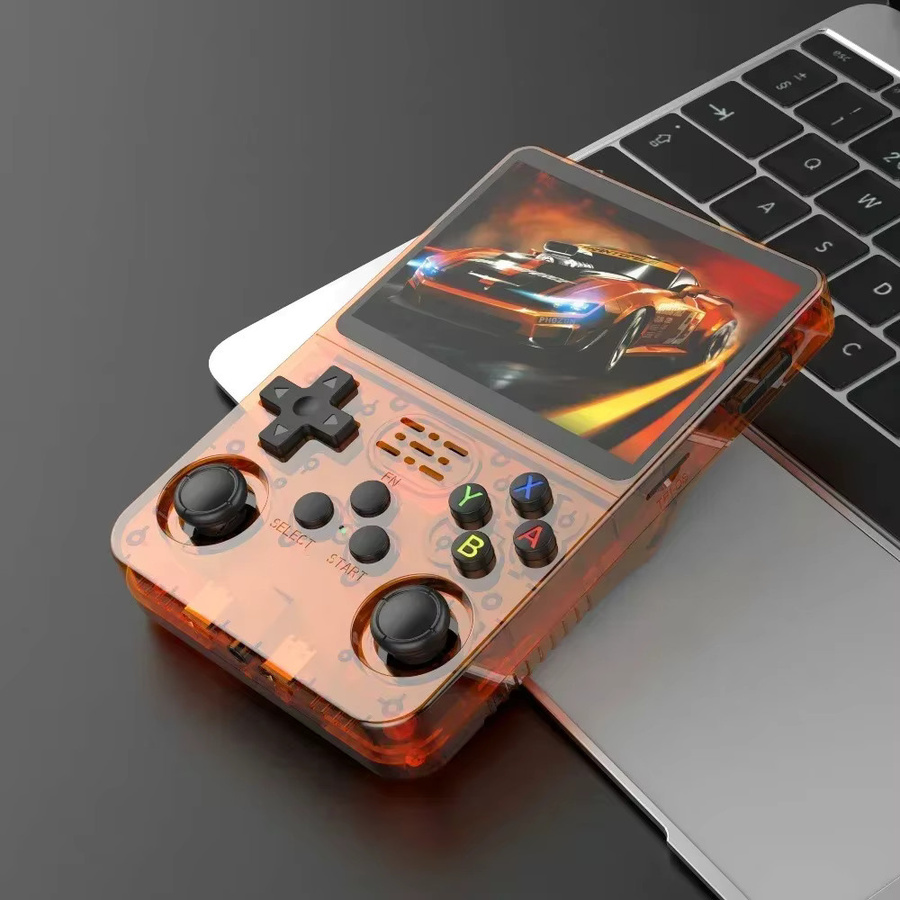 BOYHOM R36S Retro Handheld-Spielkonsole mit 3,5 Zoll IPS-Bildschirm in Grün - Bild 5