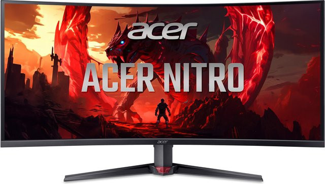 Acer Nitro XZ403CKRbmiiphuzx Curved Gaming Monitor, 40 Zoll, 4K UHD, VA-Panel, 180 Hz, Schwarz - Bild 1
