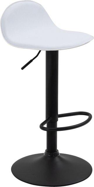 CLP Barhocker Lana V2 mit Metallgestell und Kunstlederbezug, höhenverstellbarer ergonomischer Barstuhl mit Fußstütze und drehbarer Sitzfläche - Bild 1