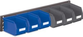 Kappes Wandschiene RasterPlan Schlitzplatten Set 15 in Anthrazit RAL 7016 - Bild 1