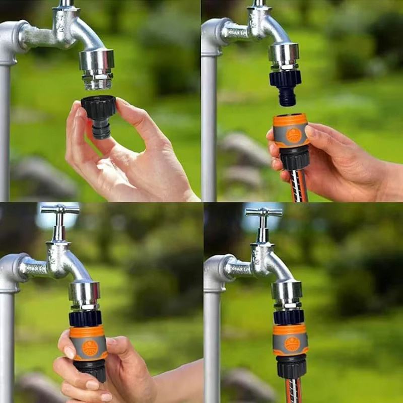 Garten Schlauch Anschluss Wasserhahn Extender und Bewässerungsarmaturen Set - Bild 4