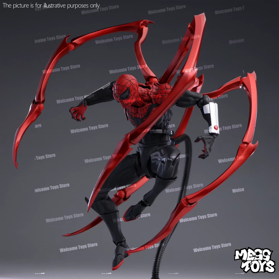 Mess Toys Spiderman Superior Neighbor Spider-Man Ultimate Peter Parker Marvel Actionfigur - Bild 2