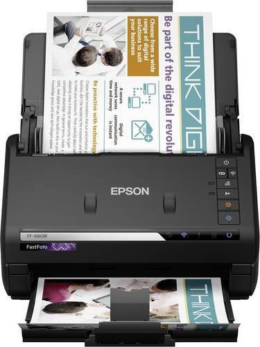 Epson FastFoto FF-680W Duplex-Dokumentenscanner in Schwarz mit Wi-Fi und USB-C - Bild 3