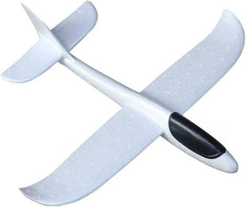 ESCAM Handwurf-Flugzeug Outdoor-Spielzeug mit 2 Flugmodi, weiß - Bild 1
