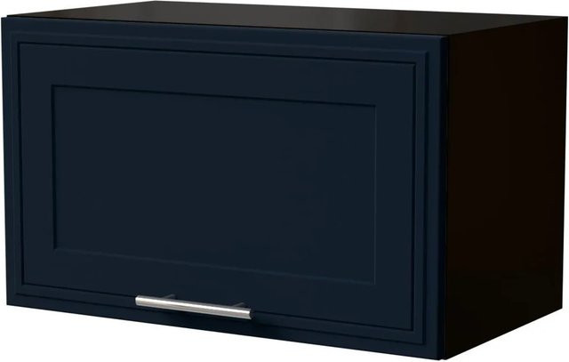 Feldmann-Wohnen Klapphängeschrank Salo W4B/60 in Schwarz und Indigo Matt mit Blum Aventos Klappenbeschlag, B/T/H: 60 x 32,5 x 36 cm - Bild 1