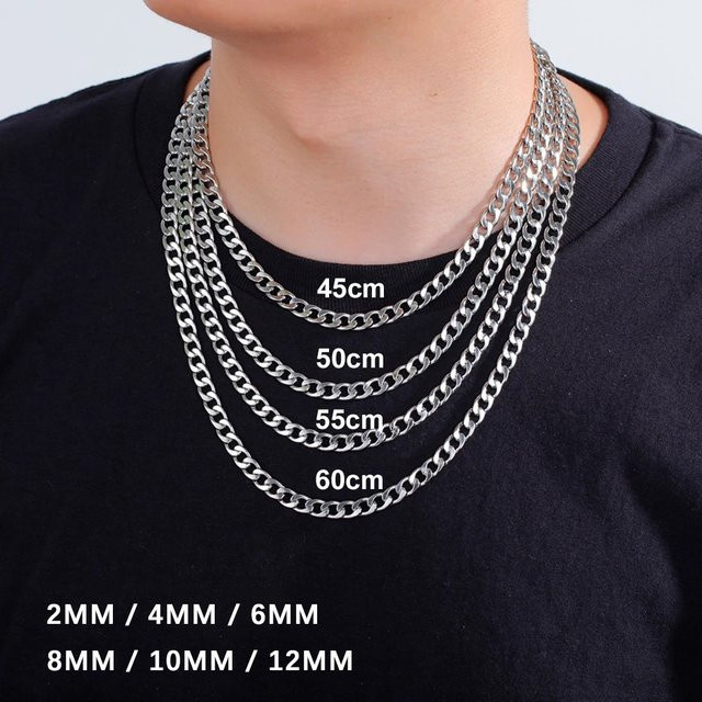 Meine Form Halskette 925 Silber, Herren, 40-75cm - Bild 1