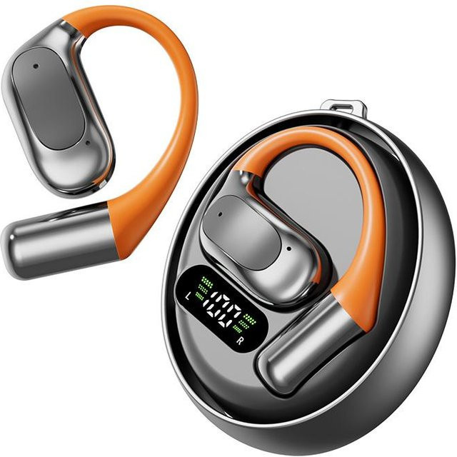 DUODUO 3C M113 Smart Übersetzer Headset mit KI-Übersetzung für 144 Sprachen, kabellose Over-Ear Ohrhörer, Silber - Bild 1