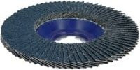 Bosch Fächerschleifscheibe X571 Best for Metal, Durchmesser: 125 mm, Bohrungs-Ø: 22,23 mm, Farbe: Blau - Bild 1