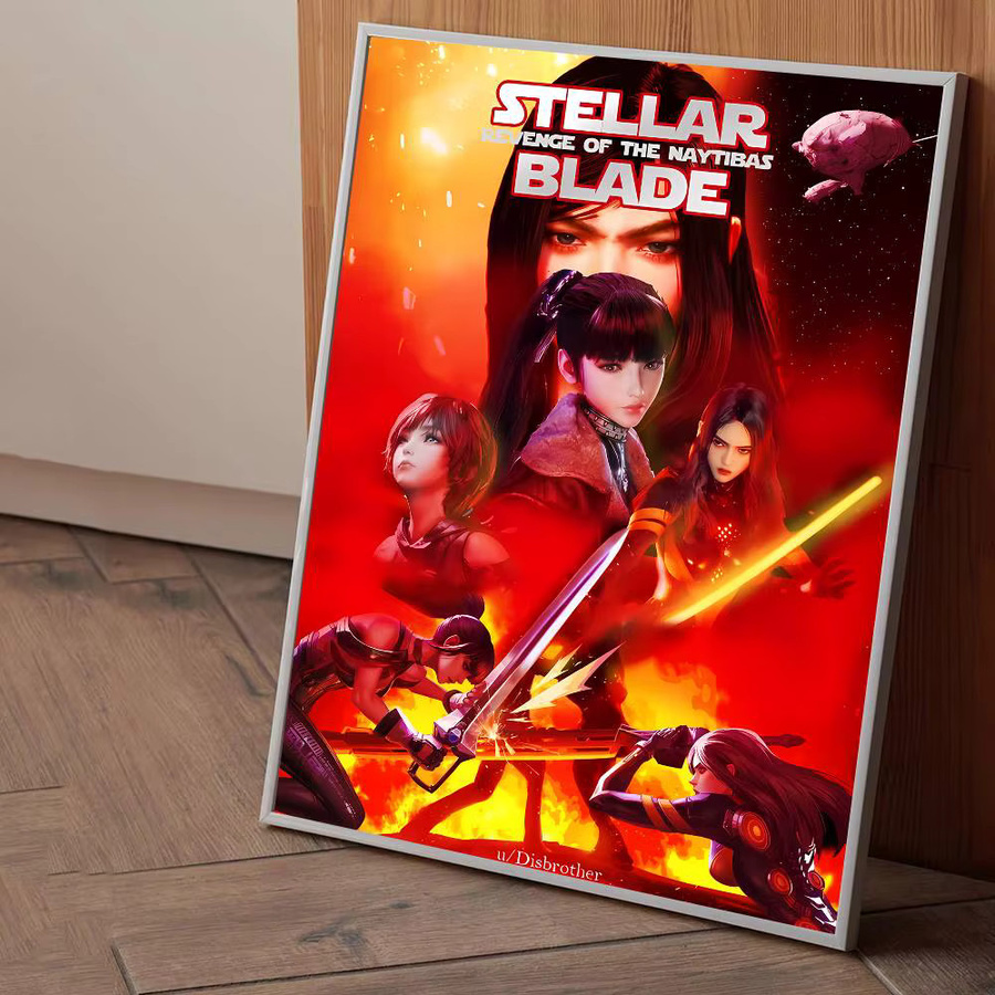 Stellar Blade Poster Wasserdichter Wandkunstaufkleber in Mehrfarbig - Bild 5