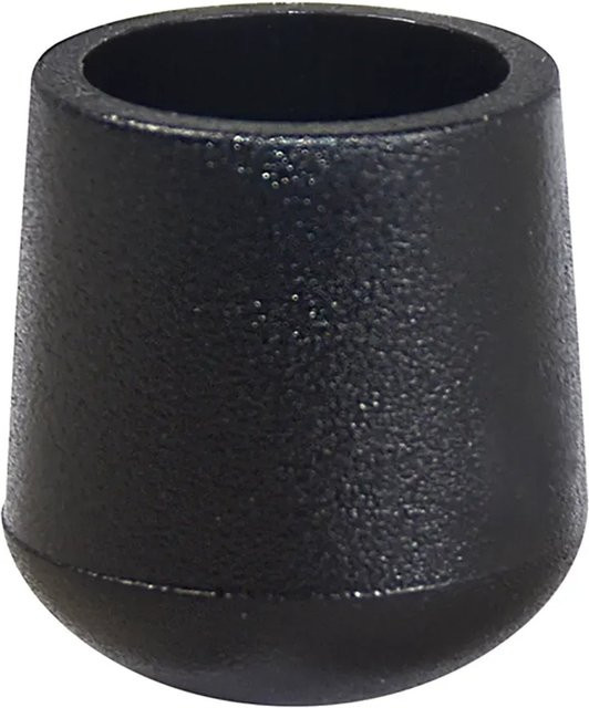 Wagner Kappen EH 0610 für Stahlrohrmöbel Ø 1 cm Schwarz 4 Stück - Bild 1