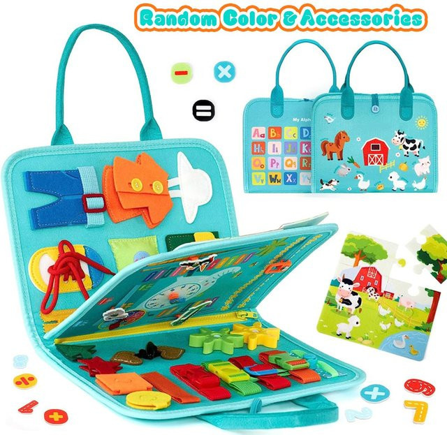 Linyi toy Bauernhof Buch Grün, 3-6 Jahre - Bild 1