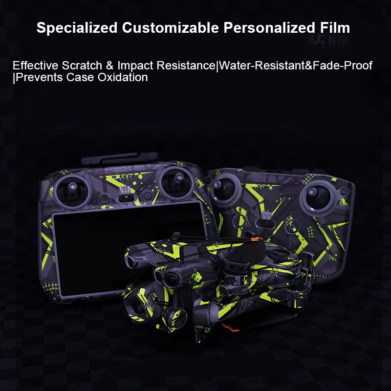 DJI Mini 5 Pro Dekoratives Aufkleber-Set in Multicolour, wasserdichter und kratzfester Schutzfolien-Satz - Bild 2