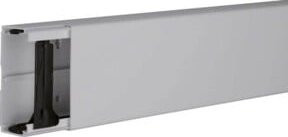 Hager Leitungsführungskanal LF 40090 Kabelkanal Grau B: 90 mm, H: 40 mm, L: 2000 mm - Bild 1
