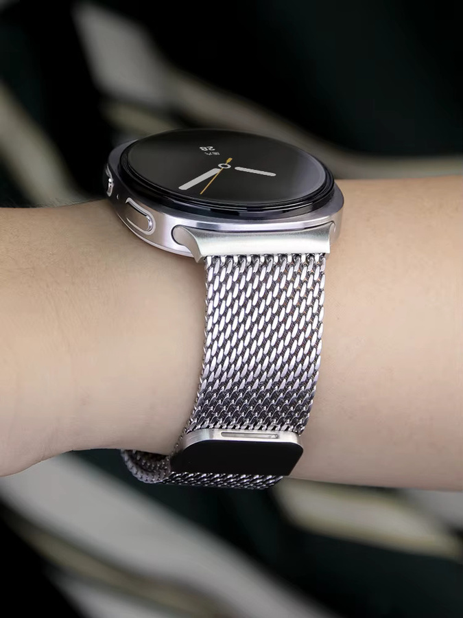 Samsung Uhrenarmband Milanaise, Edelstahl, Silber, Unisex - Bild 3