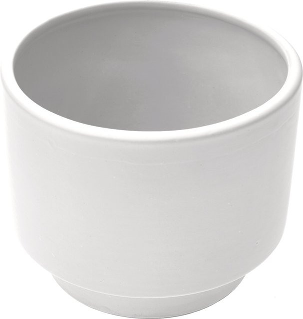Rico Design Keramik Topf Weiß B/T/H: 14 x 14 x 11 cm - Bild 1