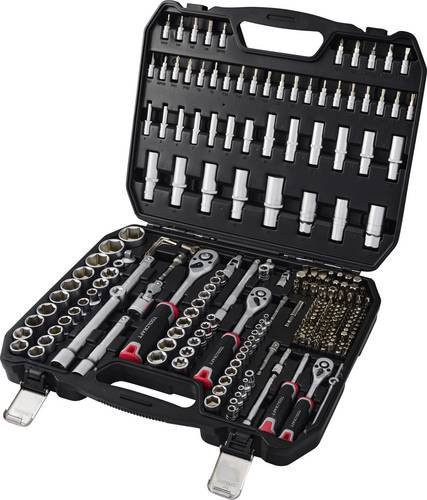 TOOLCRAFT Bit- und Steckschlüssel-Set 255-teilig mit 1/2, 1/4 und 3/8 Zoll TO-10674603 - Bild 1