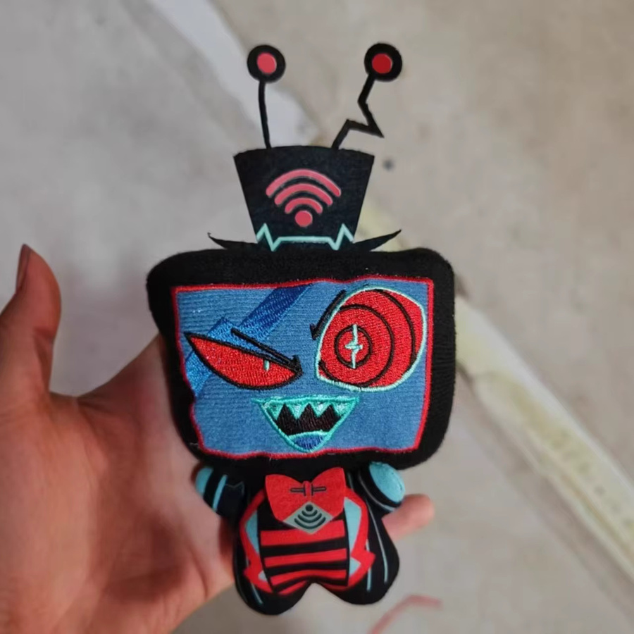 Bandai Hazbin Hotel Vox Baumwollpuppe, Plüsch / Textil, 10cm - Bild 4