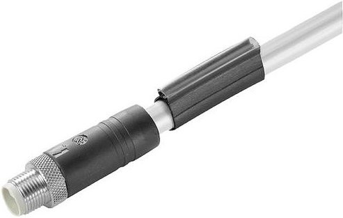 Weidmüller Sensor-Aktor-Steckverbinder M12 Stecker, 5-polig, schwarz, Länge: 5,00 m - Bild 1
