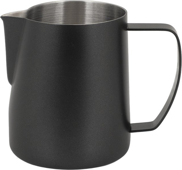 CosyHome Milchaufschäumkrug aus Edelstahl in Schwarz, 700ml für Latte Art und Kaffee - Bild 1