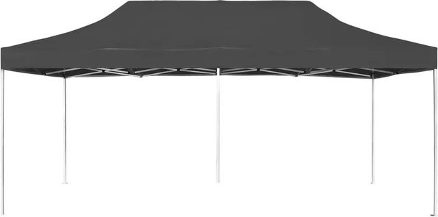 vidaXL Profi-Partyzelt faltbar aus Aluminium mit Oxford-Gewebe in Anthrazit, B/T: 6 x 3 m - Bild 1