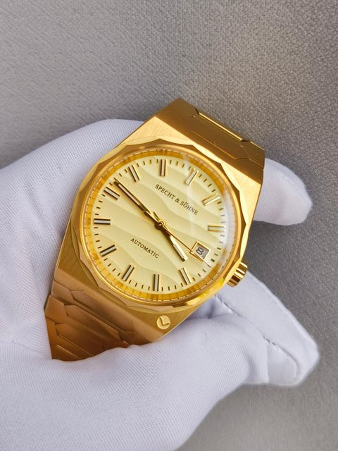Specht&Söhne Herrenuhr, Automatik, Edelstahl, Wüstenzifferblatt, wasserdicht - Bild 1
