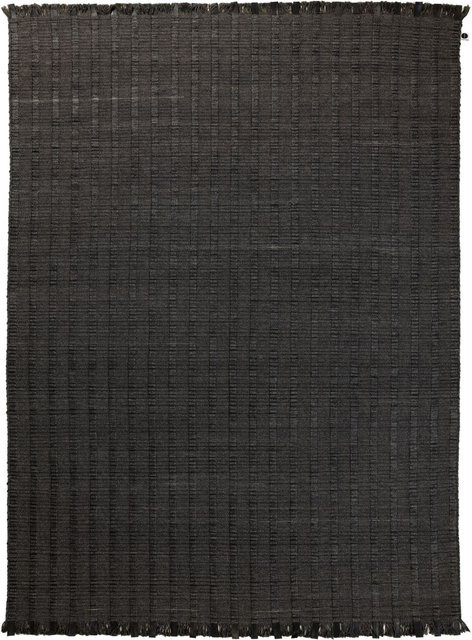 Nomad Rubber Rug Schwarz aus Polypropylen für Garten und Terrasse - Bild 1