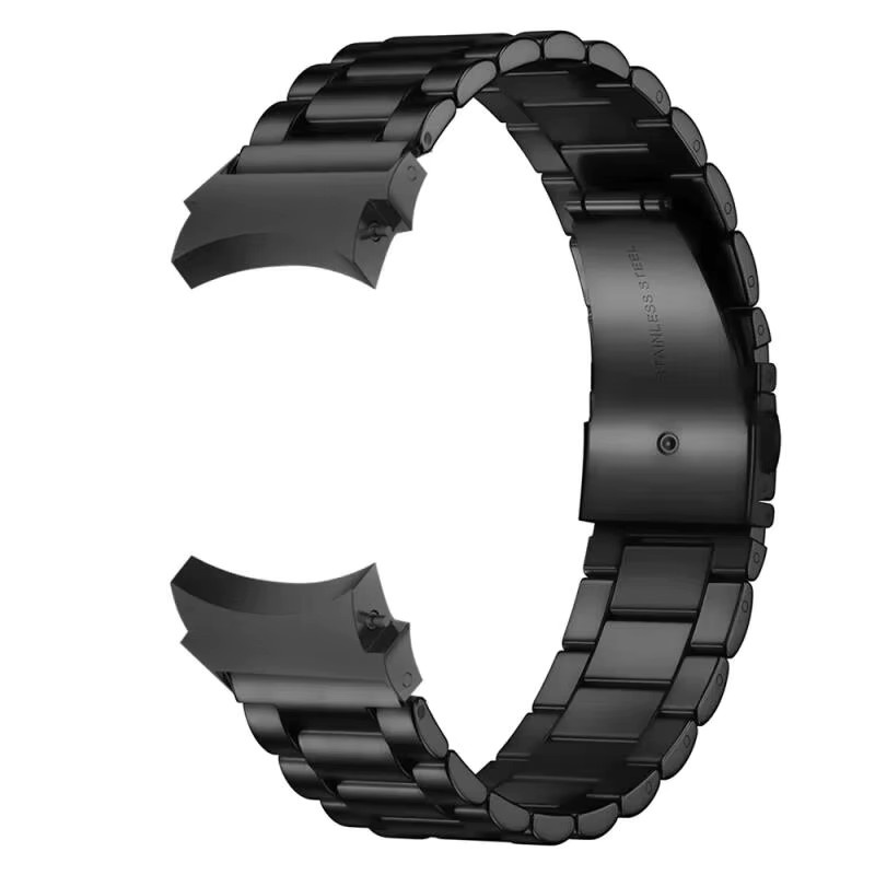 Uhrenarmband Milanaise, Edelstahl, Schwarz, Unisex - Bild 1