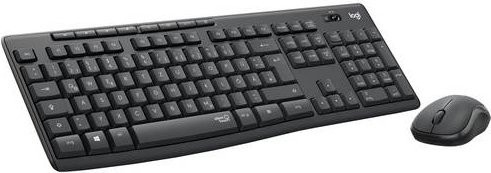 Logitech MK295 Silent Wireless Tastatur und Maus Set, QWERTZ Deutsch, Graphite/Schwarz - Bild 2