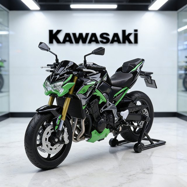 WELLY Kawasaki Z900SE 2024, Motorradmodell, 1:12, Metall - Bild 1