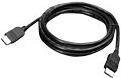 Lenovo HDMI-Kabel Schwarz, HDMI männlich zu HDMI männlich, Länge: 2,0 m - Bild 1
