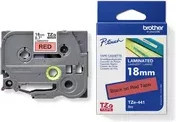 Brother TZe-441 Schriftbandkassette für P-touch, Breite: 18 mm, Farbe: Rot, Schriftfarbe: Schwarz - Bild 2