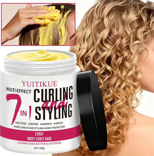 YUITIKUE Locken definierende Creme für lockiges Haar, 100 g - Bild 1
