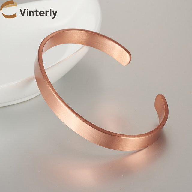 Vinterly Armband, Kupfer, Roségold, Unisex, 8 mm - Bild 1