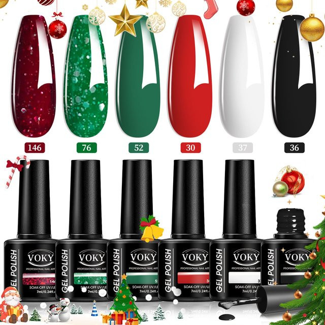 VOKY Nagellackset, 6 Farben, glänzend, Unisex - Bild 1