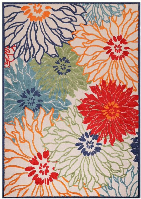 Sanat Outdoorteppich FLORAL bunt B/L: 200 x 290 cm - Bild 1