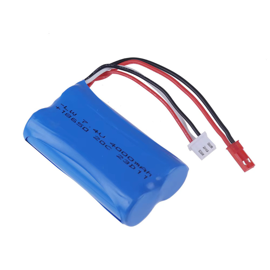 RC.BURST LiPo Akku 7,4V 4000mAh 2S mit JST Stecker für RC Hubschrauber, Autos und Boote - Bild 2