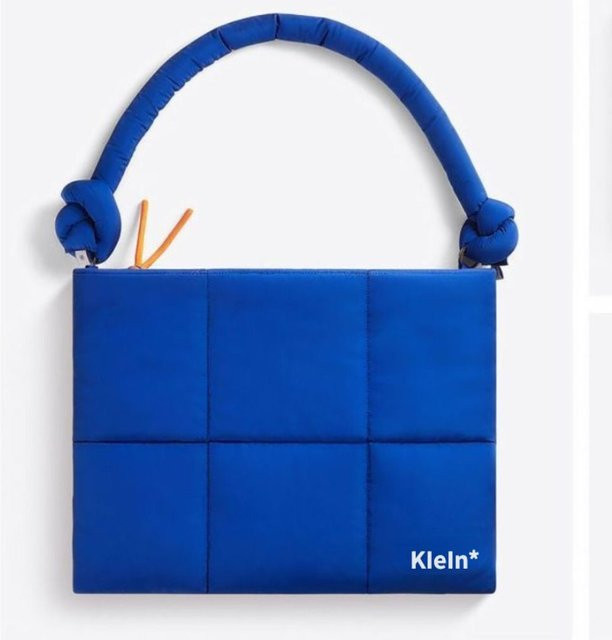 DITIPOO Laptoptasche aus Baumwolle in Blau, stoßfeste Notebook-Umhängetasche für MacBook, iPad, DELL und HP - Bild 1