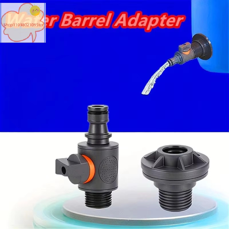 HT PVC-Absperrventil 1/2 Zoll Set für Regentonnen und Wassertanks aus Kunststoff - Bild 4