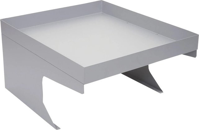 Mähroboter-Garage MCW-G60 mit Pflanzkasten und Dach Unterstand aus Metall, Grau, B/T/H: 37 x 60 x 70 cm - Bild 2