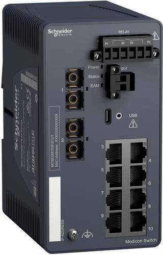 Schneider Electric MCSESM103F2CU1 Netzwerk Switch Ethernet/LAN in Grau - Bild 1